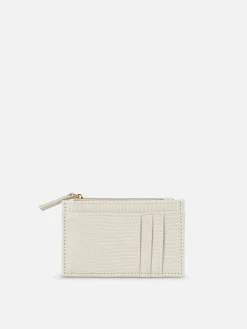 Sacs Et Porte-Monnaie|Primark Porte-cartes à Texture Peau De Serpent Naturel