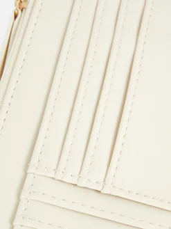 Sacs Et Porte-Monnaie|Primark Porte-cartes Matelassé à Initiale Blanc