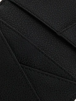 Sacs Et Portefeuilles|Primark Porte-cartes Plié En Simili Cuir Noir