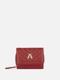 Sacs Et Porte-Monnaie|Primark Porte-monnaie Matelassé à Initiale Rouge