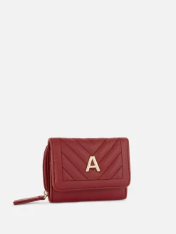 Sacs Et Porte-Monnaie|Primark Porte-monnaie Matelassé à Initiale Rouge