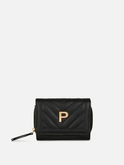 Sacs Et Porte-Monnaie|Primark Porte-monnaie Matelassé à Initiale Noir