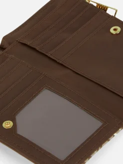 Sacs Et Porte-Monnaie|Primark Porte-monnaie Zippé à Monogramme Chocolat