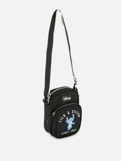 Sacs Et Porte-Monnaie|Primark Porte-téléphone à Bandoulière Disney Stitch Noir