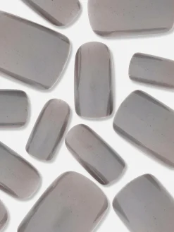 Faux Ongles|Primark PS... Faux Ongles Brillants Carrés Gris