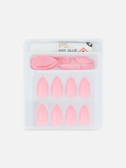 Faux Ongles|Primark PS... Faux Ongles Brillants Pointus Rose
