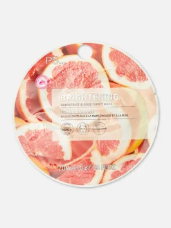 Masques Pour Le Visage|Primark PS... Masque-tissu Illuminateur Pamplemousse Et Rose Multicolore