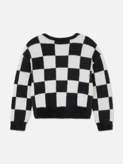 Beetlejuice|Tout Halloween|Primark Pull à Carreaux Beetlejuice Noir/Blanc