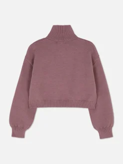 Pulls Et Gilets|Primark Pull à Col Cheminée Lilas