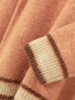 Pulls Et Gilets|Primark Pull à Col En V Style Vintage Rita Ora Pêche