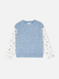 Pulls Et Gilets|Primark Pull à Manches Contrastées Bleu