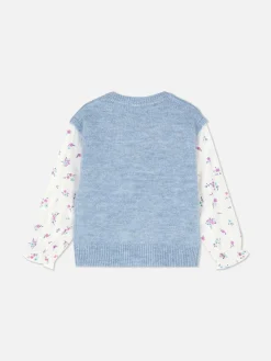 Pulls Et Gilets|Primark Pull à Manches Contrastées Bleu