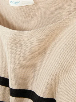 Pulls Et Gilets|Primark Pull à Manches Longues Et Col Bateau Noir/Nude