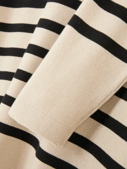 Pulls Et Gilets|Primark Pull à Manches Longues Et Col Bateau Noir/Nude