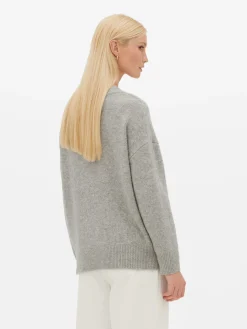 Pulls Et Gilets|Primark Pull Col V Gris