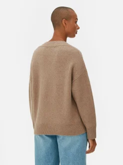 Pulls Et Gilets|Primark Pull Col V Beige