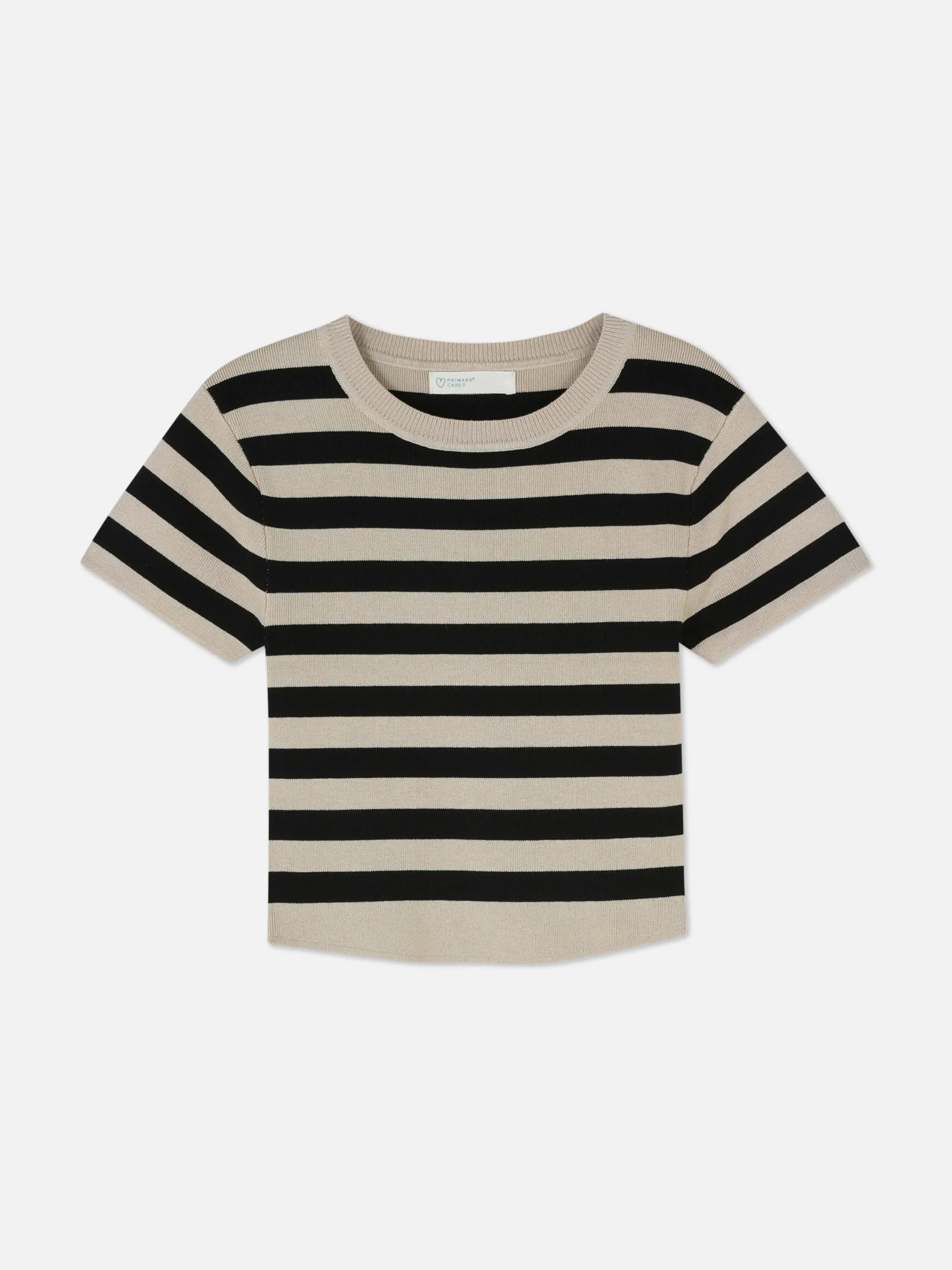 Pulls Et Gilets|Primark Pull Court à Manches Courtes Naturel