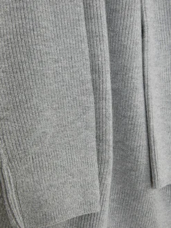 Pulls Et Gilets|Primark Pull Côtelé à Col Ras-du-cou Gris