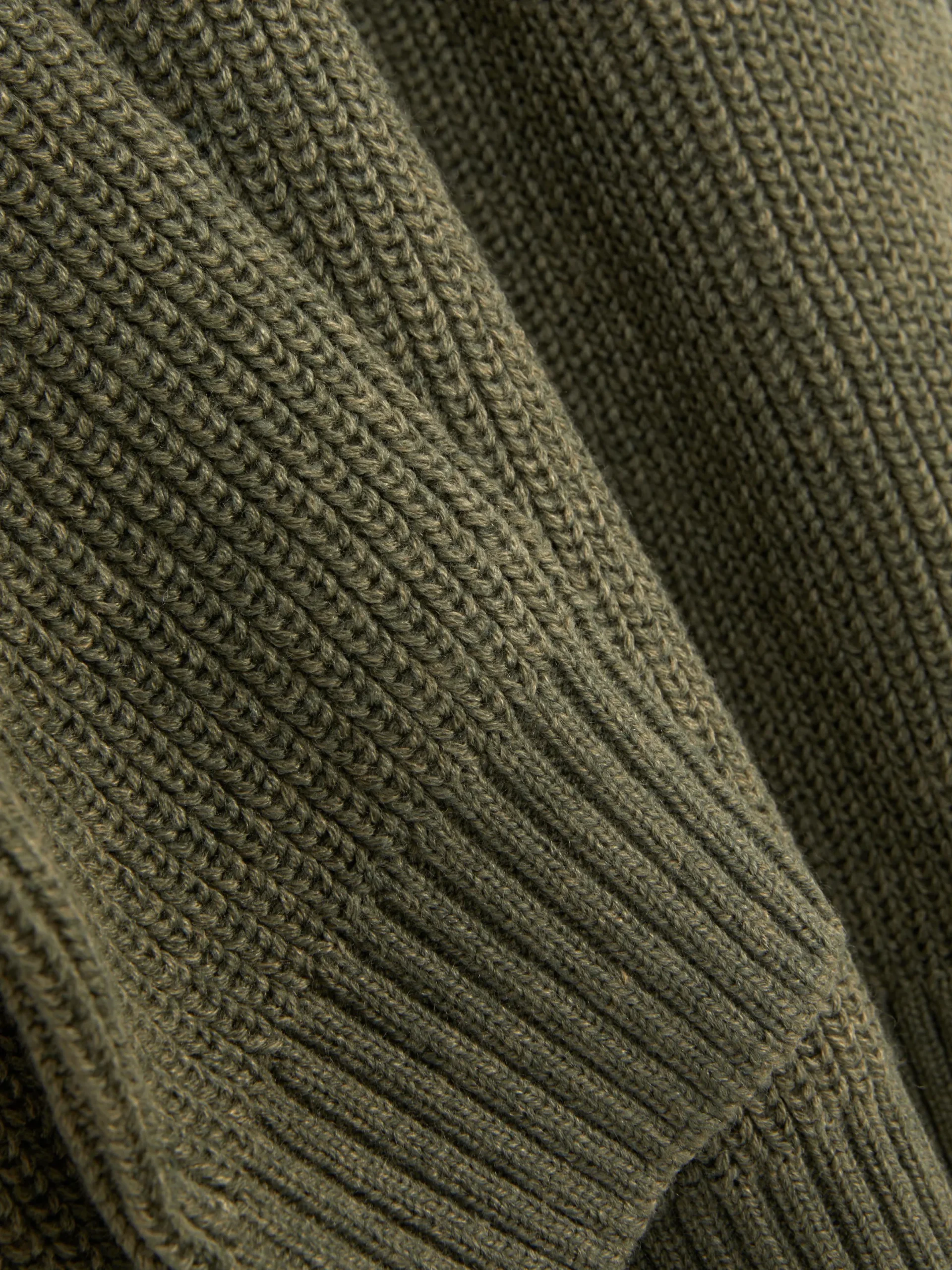 Pulls Et Gilets|Primark Pull En Maille Côtelée à Col Zippé Vert