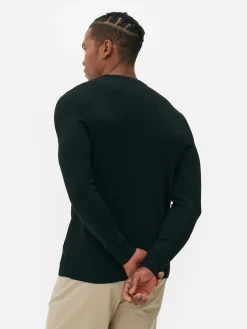 Pulls Et Gilets|Primark Pull En Maille Fine à Col Ras-du-cou Noir