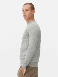 Pulls Et Gilets|Primark Pull En Maille Fine à Col Ras-du-cou Gris