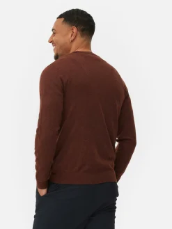 Pulls Et Gilets|Primark Pull En Maille Fine à Col Ras-du-cou Bordeaux