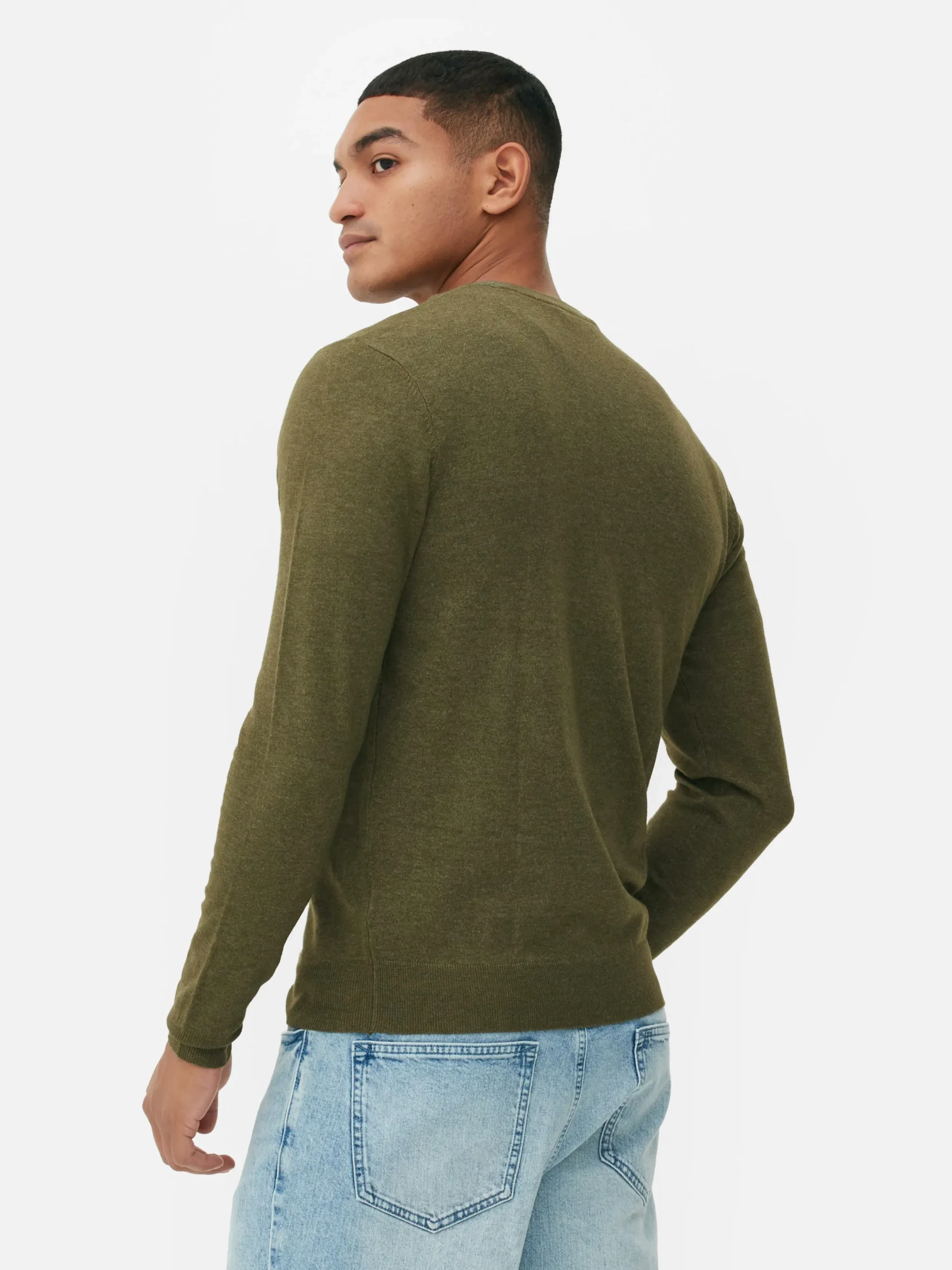 Pulls Et Gilets|Primark Pull En Maille Fine à Col Ras-du-cou Vert