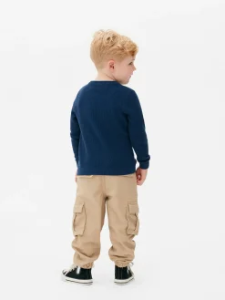 Pulls Et Gilets|Primark Pull En Maille Gaufrée Pour Garçon Bleu marine