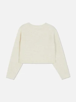 Pulls Et Gilets|Primark Pull En Maille Ours En Peluche Écru