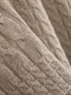 Pulls Et Gilets|Primark Pull En Maille Torsadée à Col Montant Marron