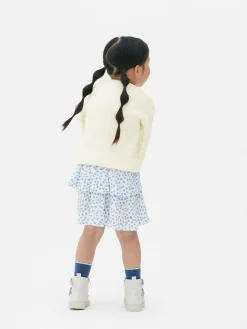 Pulls Et Gilets|Primark Pull En Maille Torsadée à Fleurs Brodées Crème