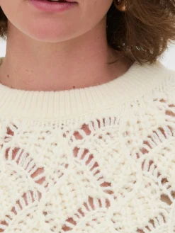 Pulls Et Gilets|Primark Pull En Maille Torsadée Ajourée Rita Ora Ivoire