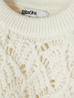 Pulls Et Gilets|Primark Pull En Maille Torsadée Ajourée Rita Ora Ivoire