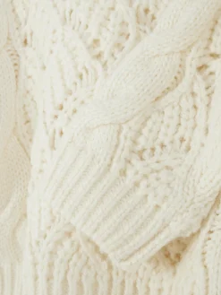 Pulls Et Gilets|Primark Pull En Maille Torsadée Ajourée Rita Ora Ivoire