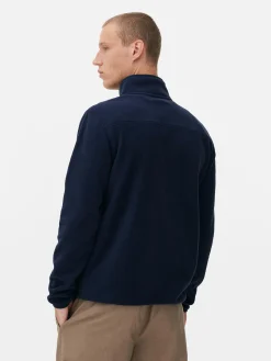 Pulls Et Gilets|Sweats À Capuche Et Sweat-Shirts|Primark Pull En Molleton à Col Zippé Bleu marine