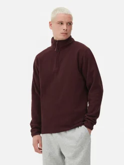 Pulls Et Gilets|Sweats À Capuche Et Sweat-Shirts|Primark Pull En Molleton à Col Zippé Bordeaux
