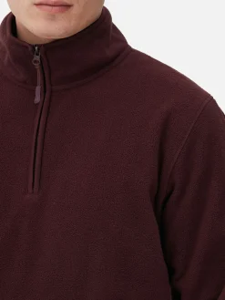 Pulls Et Gilets|Sweats À Capuche Et Sweat-Shirts|Primark Pull En Molleton à Col Zippé Bordeaux