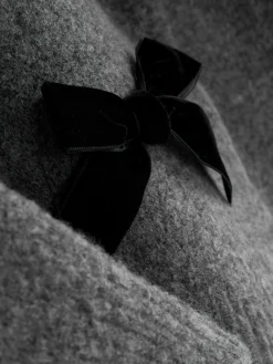 Pulls Et Gilets|Primark Pull En Velours Orné De Nœuds Anthracite