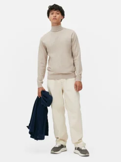 Pulls Et Gilets|Primark Pull Fine Maille à Col Roulé Écru