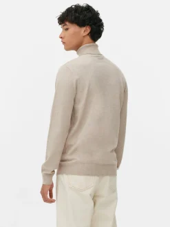 Pulls Et Gilets|Primark Pull Fine Maille à Col Roulé Écru