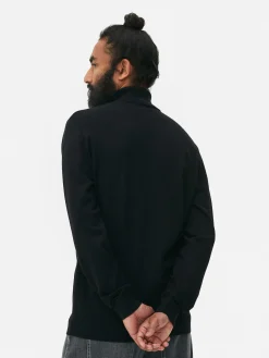 Pulls Et Gilets|Primark Pull Fine Maille à Col Roulé Noir