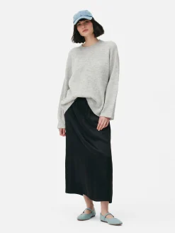 Pulls Et Gilets|Primark Pull Tricoté Avec Manches à Revers Gris