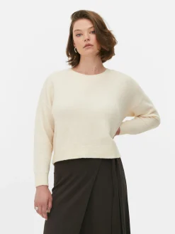 Pulls Et Gilets|Primark Pull Tricoté Avec Nœud Dans Le Dos Ivoire