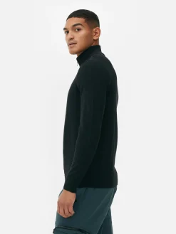 Pulls Et Gilets|Primark Pull Tricoté Semi-zippé Noir