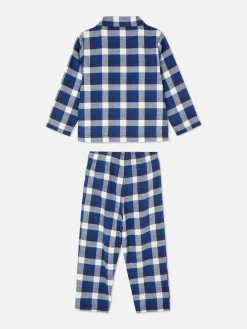 Pyjamas Et Vêtements De Nuit|Primark Pyjama à Carreaux Bleu marine