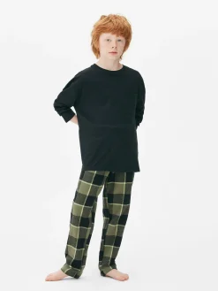 Pyjamas Et Vêtements De Nuit|Primark Pyjama à Carreaux Noir