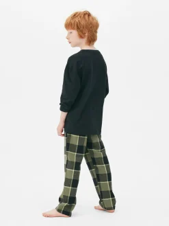 Pyjamas Et Vêtements De Nuit|Primark Pyjama à Carreaux Noir