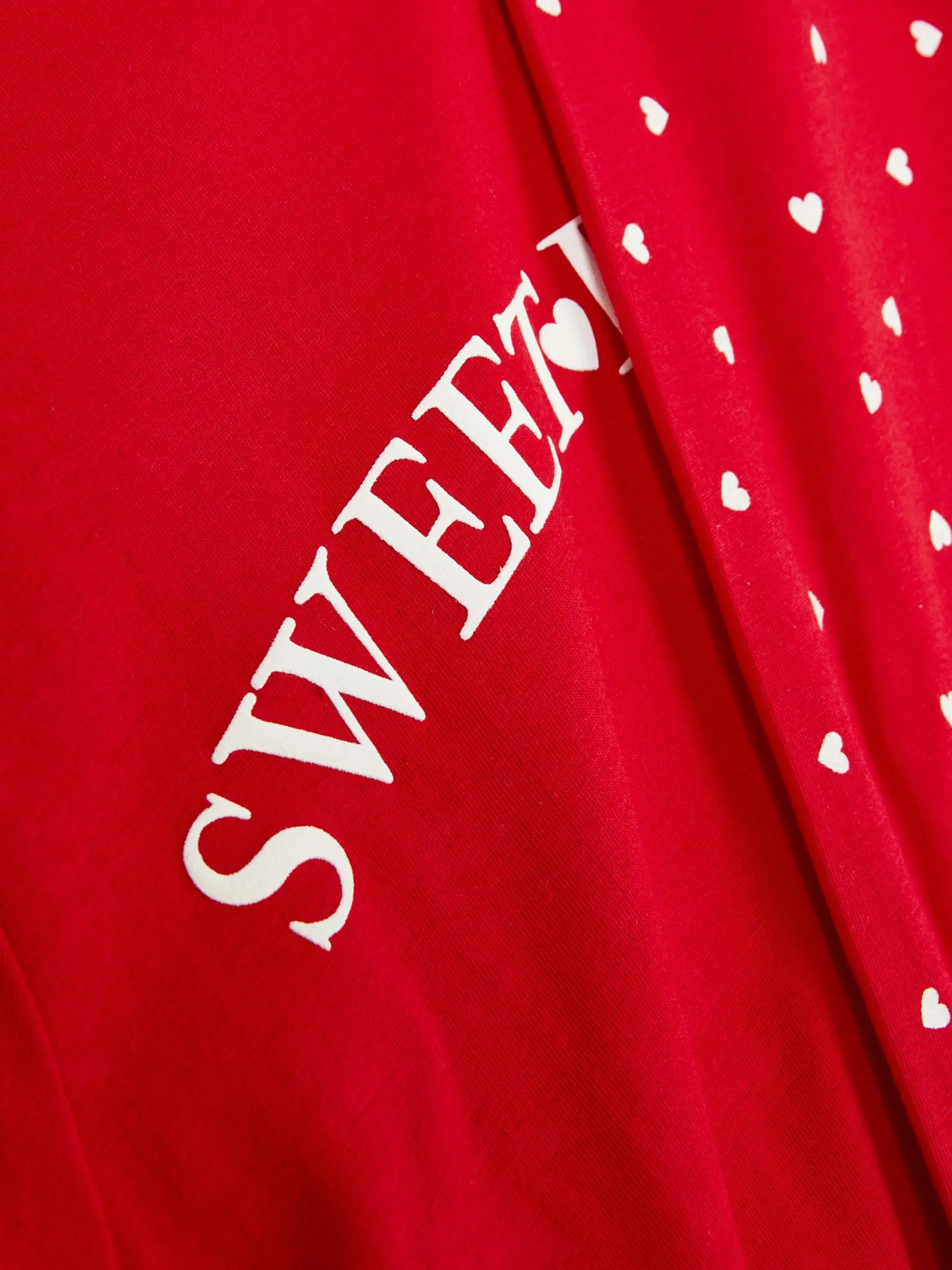 Ensembles Pyjamas|Primark Pyjama à Manches Courtes Rouge