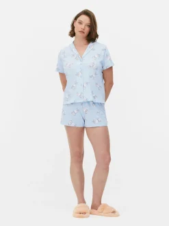 Ensembles Pyjamas|Primark Pyjama à Manches Courtes Disney Bambi Panpan Bleu clair