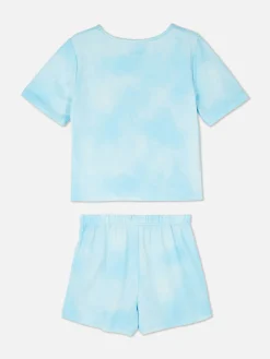 Pyjamas Et Vêtements De Nuit|Primark Pyjama à Manches Courtes Tie Dye Disney Lilo & Stitch Multicolore